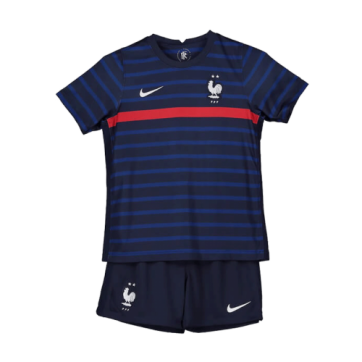 France Kids Soccer Jersey Home Kit (Shirt+Short) 2021