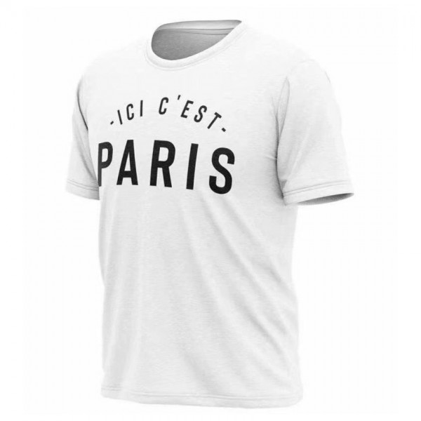 PSG x Jordan White T-Shirt 2021 PSG x Jordan White T-Shirt 2021