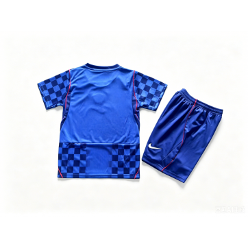 Kids Croatia Away Jersey Kit World Cup 2026