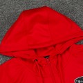 Atletico Madrid Hoodie Training Kit Red&Black (Jacket+Pants) 2021 Atletico Madrid Hoodie Training Kit Red&Black (Jacket+Pants) 2021