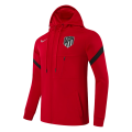 Atletico Madrid Hoodie Training Kit Red&Black (Jacket+Pants) 2021 Atletico Madrid Hoodie Training Kit Red&Black (Jacket+Pants) 2021
