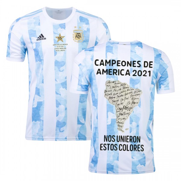Argentina Soccer Jersey Home Copa America 2021 Winner Version (Player Version) Argentina Soccer Jersey Home Copa America 2021 Winner Version (Player Version)