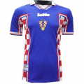 Croatia Soccer Jersey Away Rerto Replica 1998 Croatia Soccer Jersey Away Rerto Replica 1998